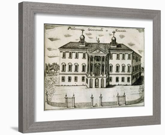 Villa Giovanelli in Noventa, 1697-Vincenzo Coronelli-Framed Giclee Print