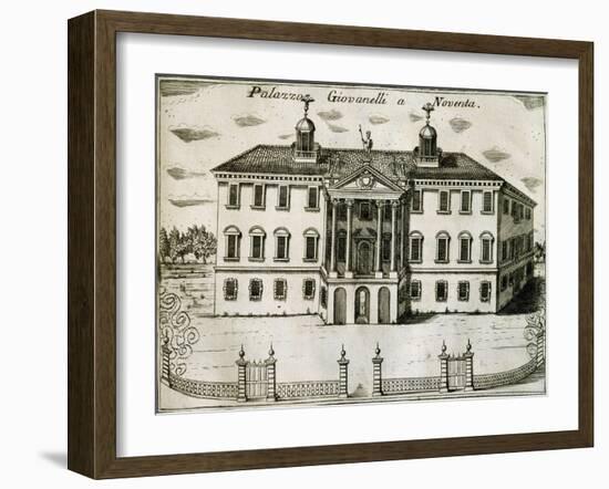 Villa Giovanelli in Noventa, 1697-Vincenzo Coronelli-Framed Giclee Print