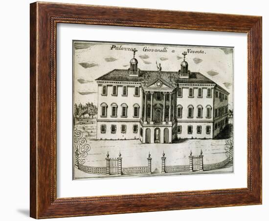 Villa Giovanelli in Noventa, 1697-Vincenzo Coronelli-Framed Giclee Print