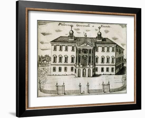 Villa Giovanelli in Noventa, 1697-Vincenzo Coronelli-Framed Giclee Print