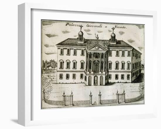 Villa Giovanelli in Noventa, 1697-Vincenzo Coronelli-Framed Giclee Print