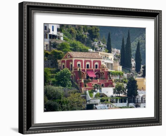 Villa in Positano-Marilyn Dunlap-Framed Art Print