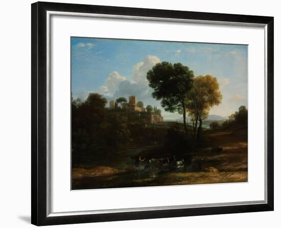 Villa in the Roman Campagna, 1646-1647-Claude Lorraine-Framed Giclee Print
