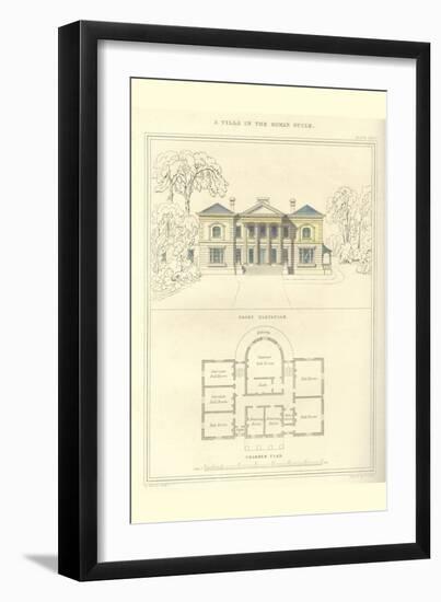 Villa in the Roman Style-Richard Brown-Framed Art Print