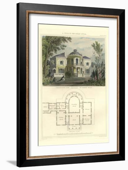 Villa in the Roman Style-Richard Brown-Framed Art Print