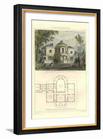 Villa in the Roman Style-Richard Brown-Framed Art Print