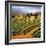 Villa in the Vinyards of Tuscany-Tim Howe-Framed Premium Giclee Print