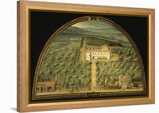 Villa La Magia, Tuscany, Italy, from Series of Lunettes of Tuscan Villas, 1599-1602-Giusto Utens-Framed Premier Image Canvas