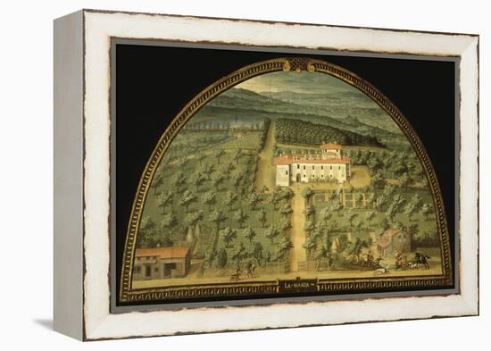 Villa La Magia, Tuscany, Italy, from Series of Lunettes of Tuscan Villas, 1599-1602-Giusto Utens-Framed Premier Image Canvas