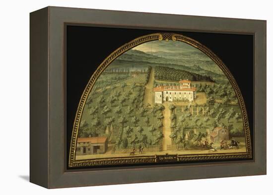 Villa La Magia, Tuscany, Italy, from Series of Lunettes of Tuscan Villas, 1599-1602-Giusto Utens-Framed Premier Image Canvas