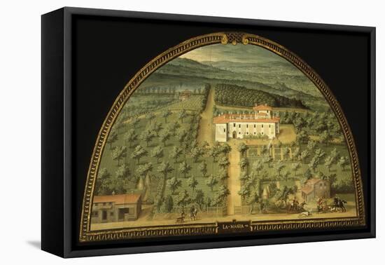 Villa La Magia, Tuscany, Italy, from Series of Lunettes of Tuscan Villas, 1599-1602-Giusto Utens-Framed Premier Image Canvas