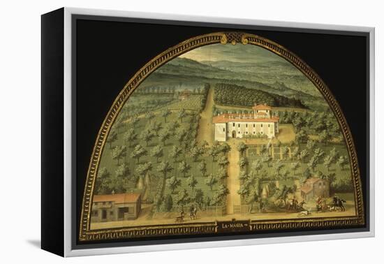 Villa La Magia, Tuscany, Italy, from Series of Lunettes of Tuscan Villas, 1599-1602-Giusto Utens-Framed Premier Image Canvas