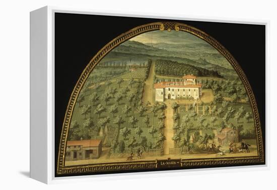 Villa La Magia, Tuscany, Italy, from Series of Lunettes of Tuscan Villas, 1599-1602-Giusto Utens-Framed Premier Image Canvas