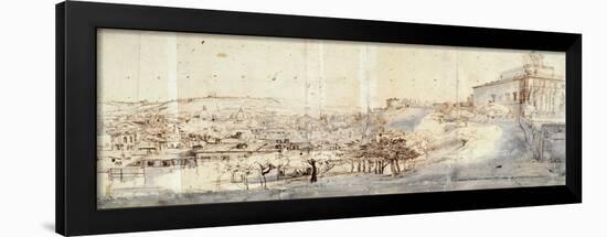 Villa Medici in Rome-Gaspar van Wittel-Framed Giclee Print