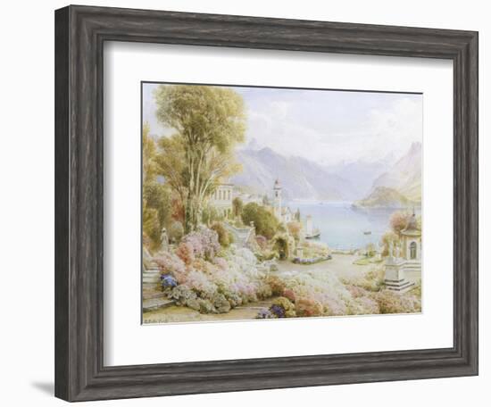 Villa Melzie, Como, Italy-Ebenezer Wake Cook-Framed Giclee Print