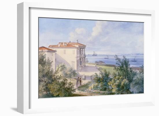 Villa Murat, Campo Marzio in Trieste, 1820-null-Framed Giclee Print