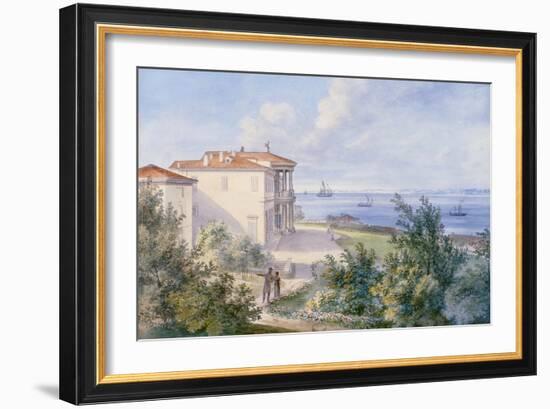 Villa Murat, Campo Marzio in Trieste, 1820-null-Framed Giclee Print