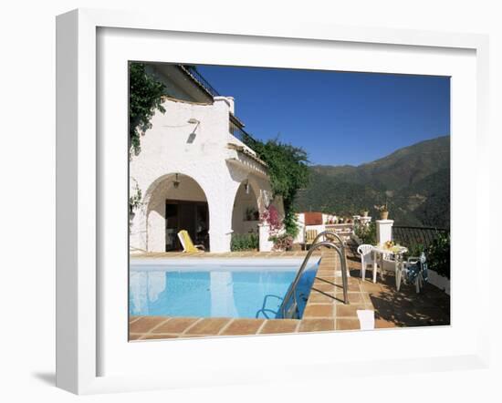 Villa Near Malaga, Andalucia, Spain-Michael Busselle-Framed Photographic Print