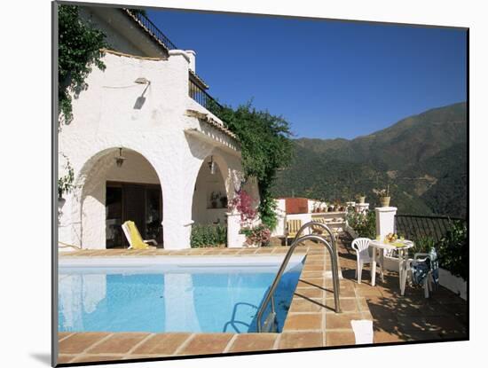 Villa Near Malaga, Andalucia, Spain-Michael Busselle-Mounted Photographic Print