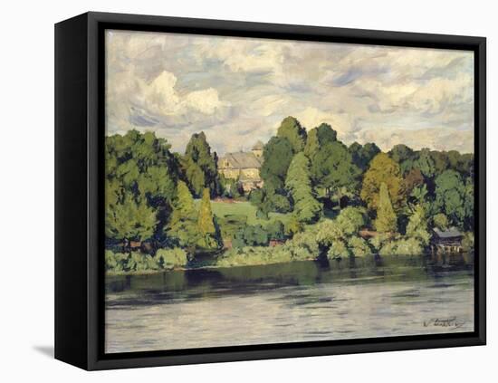 Villa on a Markish Lake, C. 1906-Walter Leistikow-Framed Premier Image Canvas