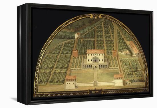 Villa Poggio, Built for the De Medici Family, Caiano, Tuscany, Italy, from Series-Giusto Utens-Framed Premier Image Canvas