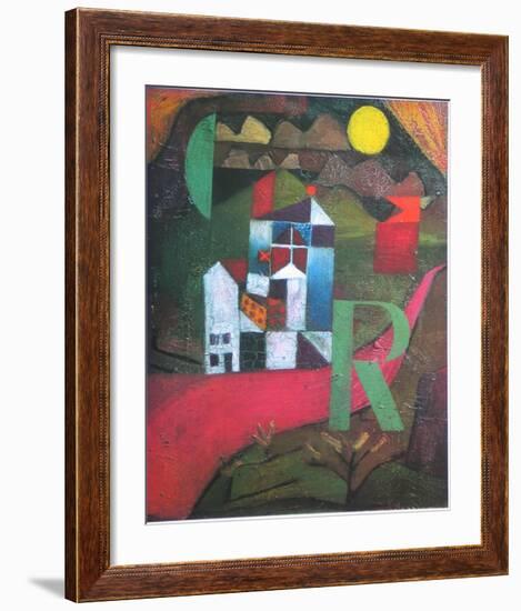 Villa R., 1919-Paul Klee-Framed Art Print