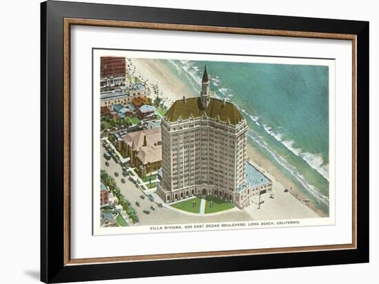 Villa Riviera, Long Beach, California-null-Framed Art Print