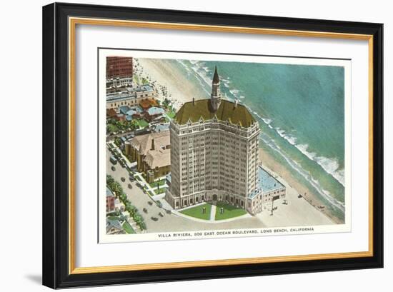 Villa Riviera, Long Beach, California-null-Framed Art Print