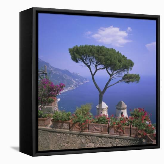 Villa Rufolo, Ravello, Costiera Amalfitana (Amalfi Coast), Campania, Italy-Roy Rainford-Framed Premier Image Canvas
