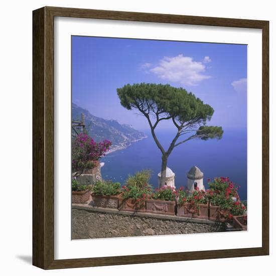 Villa Rufolo, Ravello, Costiera Amalfitana (Amalfi Coast), Campania, Italy-Roy Rainford-Framed Photographic Print