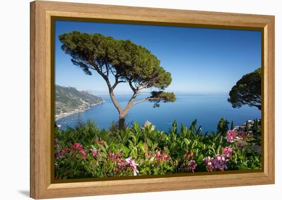 Villa Rufolo, Ravello, Costiera Amalfitana (Amalfi Coast), UNESCO World Heritage Site, Campania-Frank Fell-Framed Premier Image Canvas