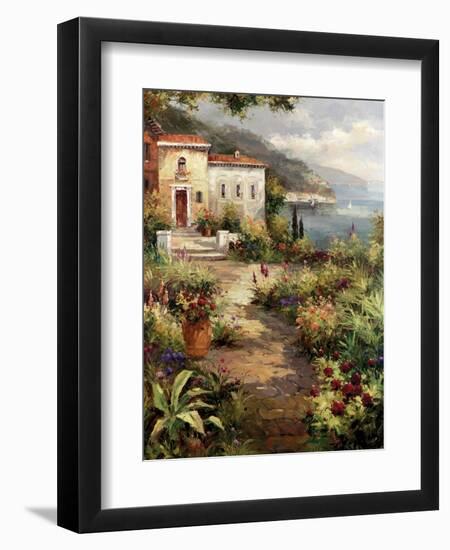 Villa's Garden Path-Peter Bell-Framed Art Print