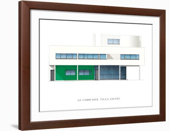 Villa Savoye, Paris-Le Corbusier-Framed Art Print