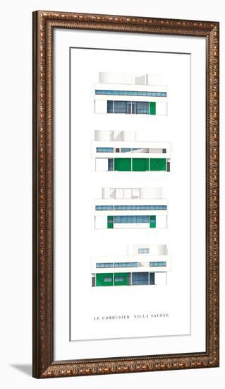 Villa Savoye, Paris-Le Corbusier-Framed Art Print