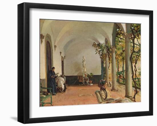 'Villa Torre Galli The Loggia', 1910-John Singer Sargent-Framed Giclee Print