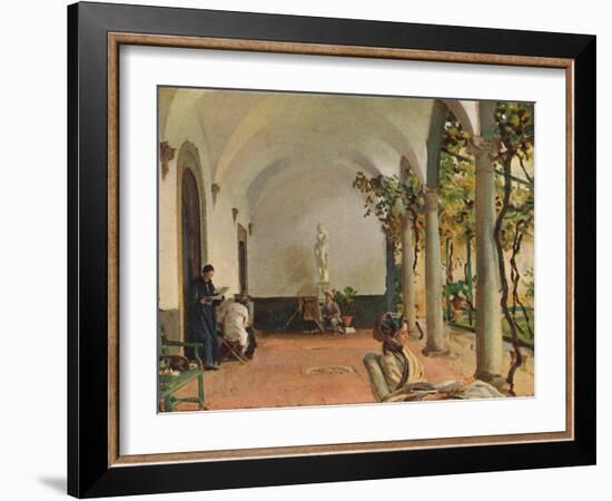 'Villa Torre Galli The Loggia', 1910-John Singer Sargent-Framed Giclee Print