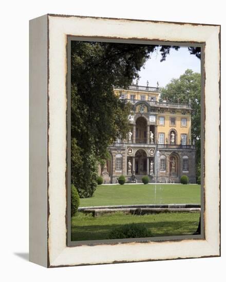 Villa Torrigiani, Camigliano Village, Lucca, Tuscany, Italy-Sheila Terry-Framed Premier Image Canvas