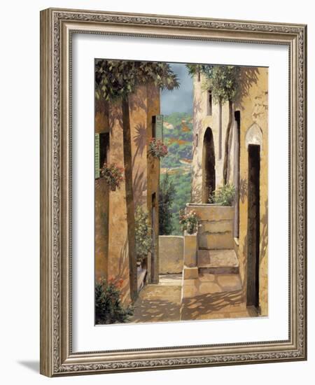 Villa Tuscana-Guido Borelli-Framed Art Print