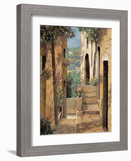 Villa Tuscana-Guido Borelli-Framed Art Print