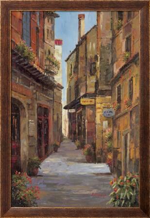 Village Alleyway Stretched Canvas Print A Herbert Art Com Village Alleyway Stretched Canvas Print A Herbert Art Com