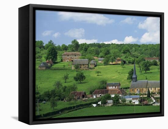 Village and Farms of Camembert, Famous for Cheese, in Basse Normandie, France, Europe-Woolfitt Adam-Framed Premier Image Canvas