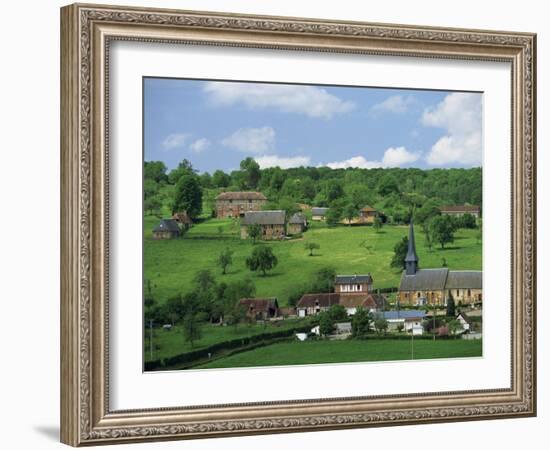 Village and Farms of Camembert, Famous for Cheese, in Basse Normandie, France, Europe-Woolfitt Adam-Framed Photographic Print