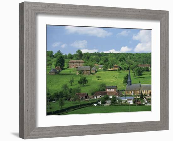 Village and Farms of Camembert, Famous for Cheese, in Basse Normandie, France, Europe-Woolfitt Adam-Framed Photographic Print
