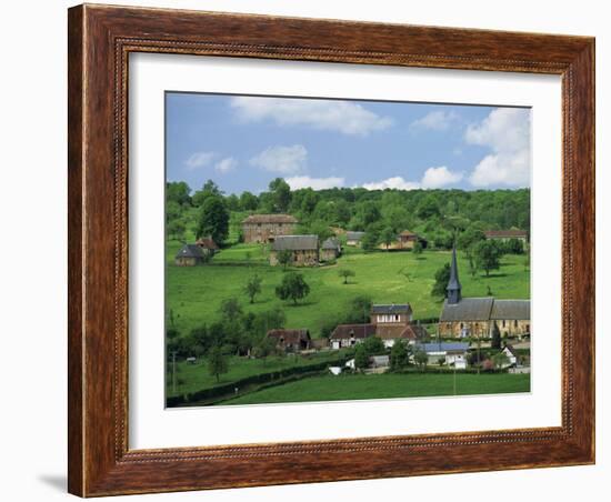 Village and Farms of Camembert, Famous for Cheese, in Basse Normandie, France, Europe-Woolfitt Adam-Framed Photographic Print