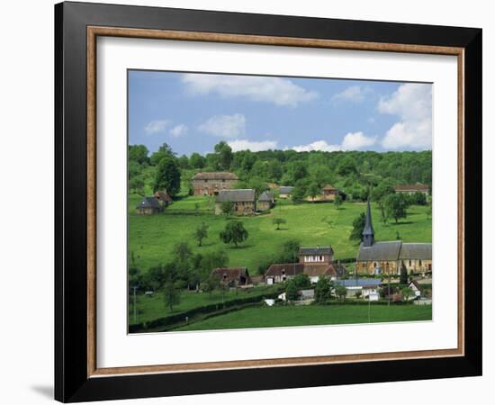 Village and Farms of Camembert, Famous for Cheese, in Basse Normandie, France, Europe-Woolfitt Adam-Framed Photographic Print