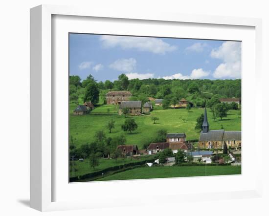 Village and Farms of Camembert, Famous for Cheese, in Basse Normandie, France, Europe-Woolfitt Adam-Framed Photographic Print