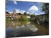 Village and Medieval Bridge over the River Medway, Aylesford, Near Maidstone, Kent, England, UK-Stuart Black-Mounted Photographic Print