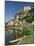 Village and River Dordogne, Beynac, Dordogne, Aquitaine, France-Michael Busselle-Mounted Photographic Print