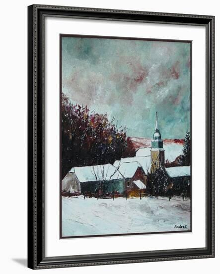 Village ardennes belgium-Pol Ledent-Framed Art Print