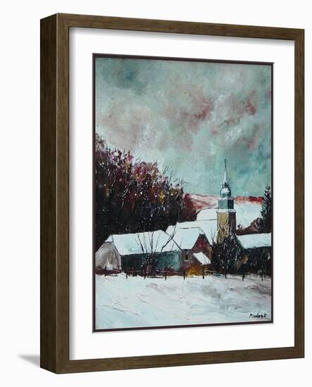 Village ardennes belgium-Pol Ledent-Framed Art Print